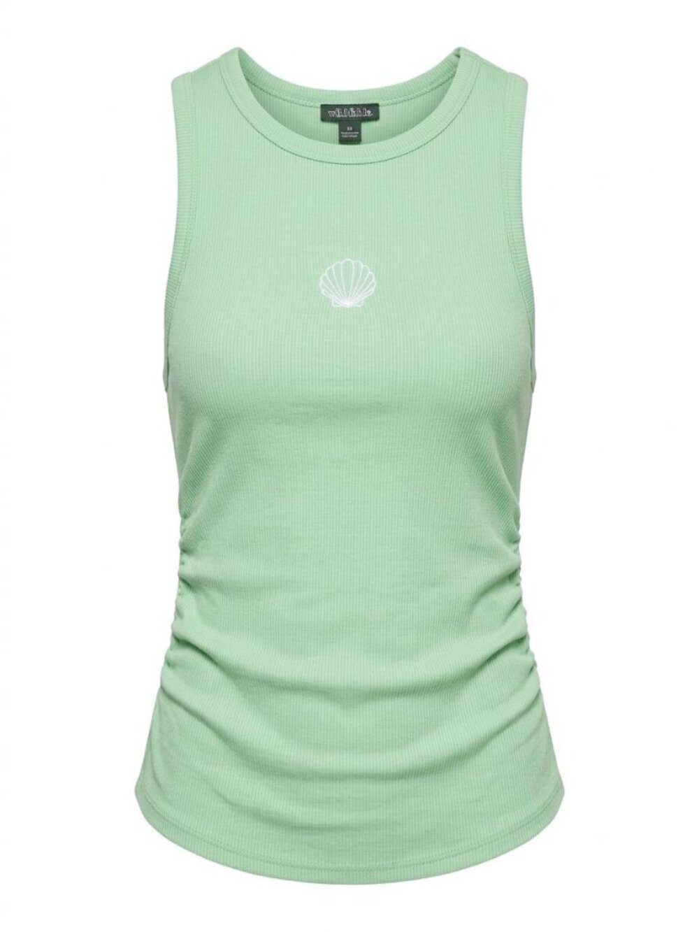 NWT Wild Fable Ribbed Tank Top Sleeveless Crew Neck Sz M Green 331 01 9721